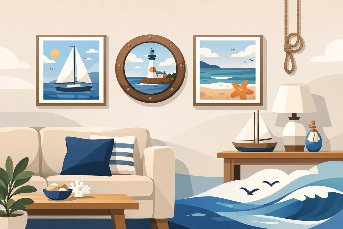 How to Decorate With Nautical Artwork Well