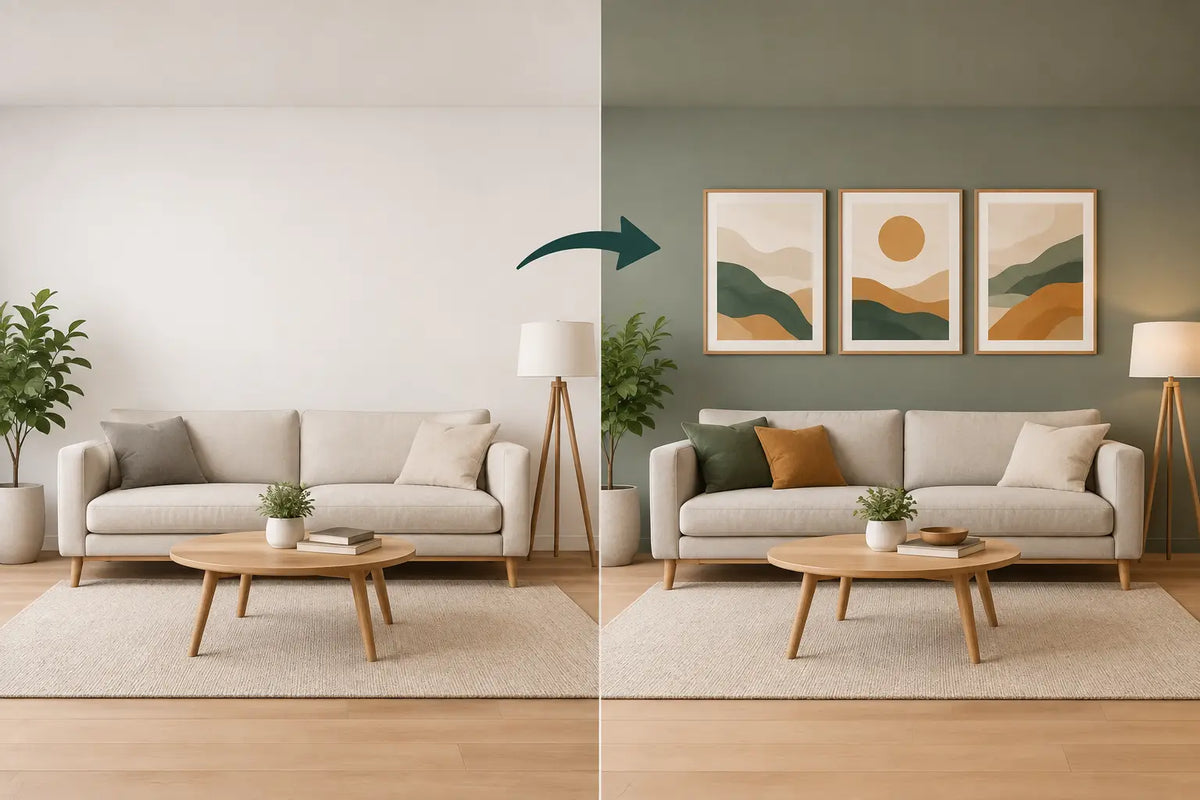 Before After Wall Art Visualization That Works