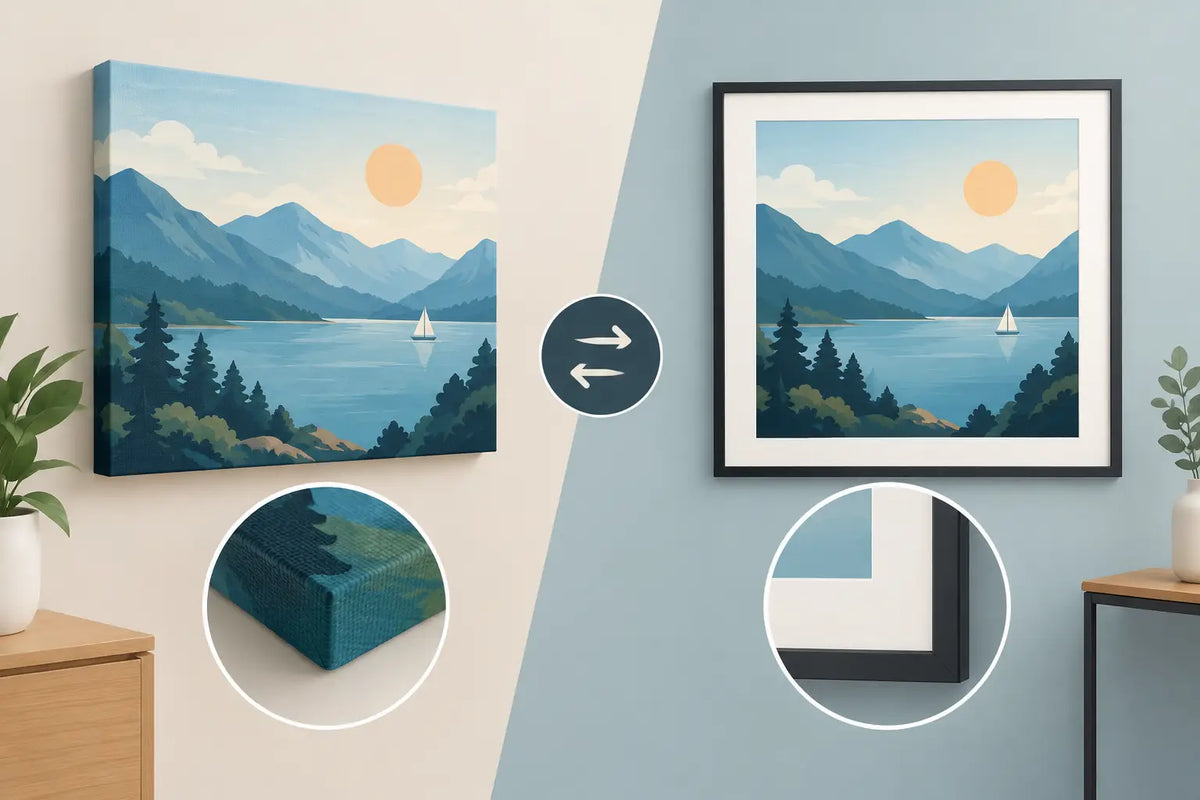 Canvas Print Versus Giclee Print Compared