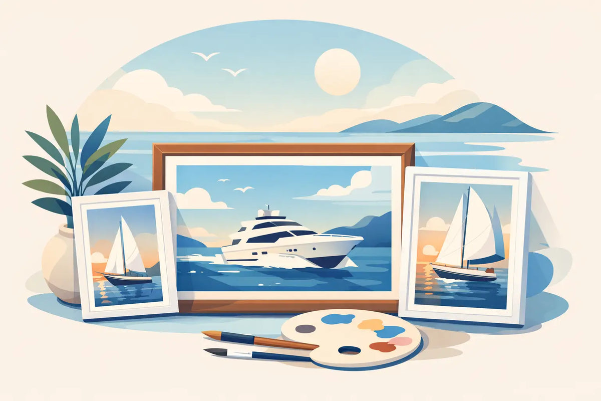 Yacht Paintings for Sale That Feel Personal