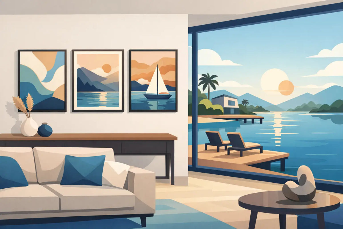 How to Choose the Best Art for Waterfront Homes