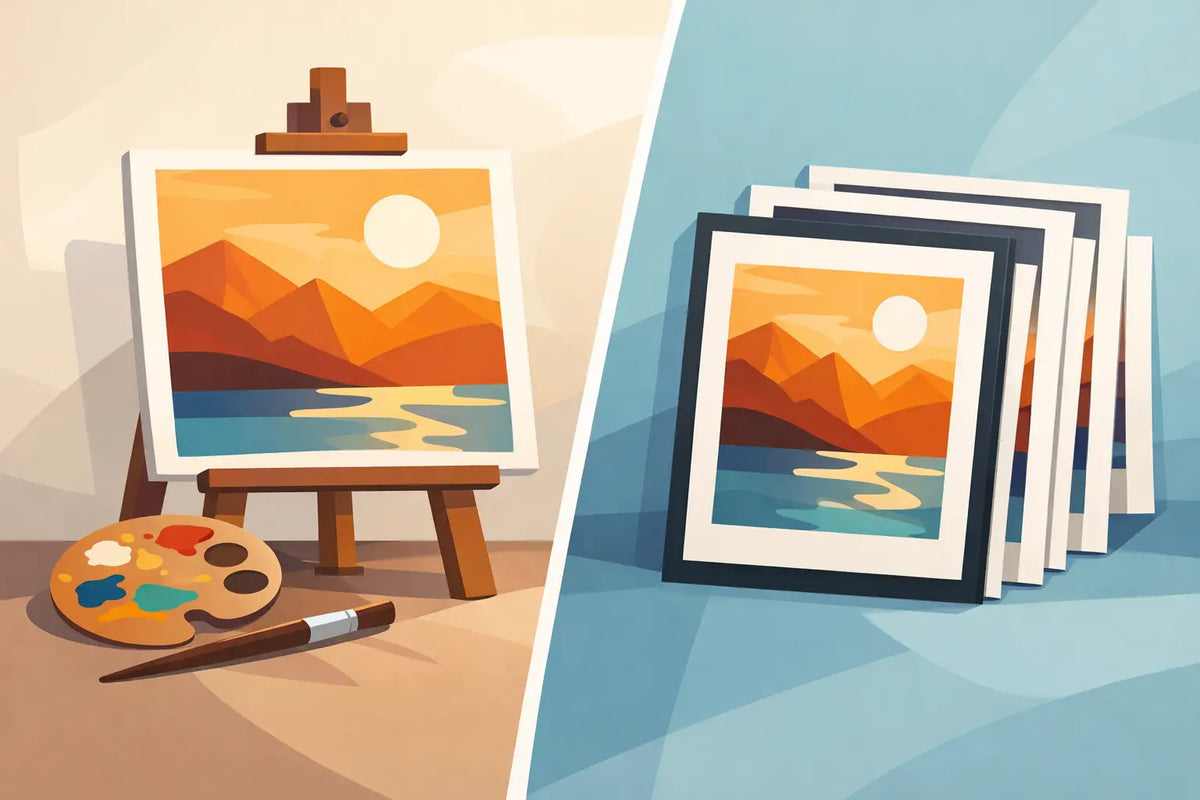 Original Paintings Versus Limited Editions