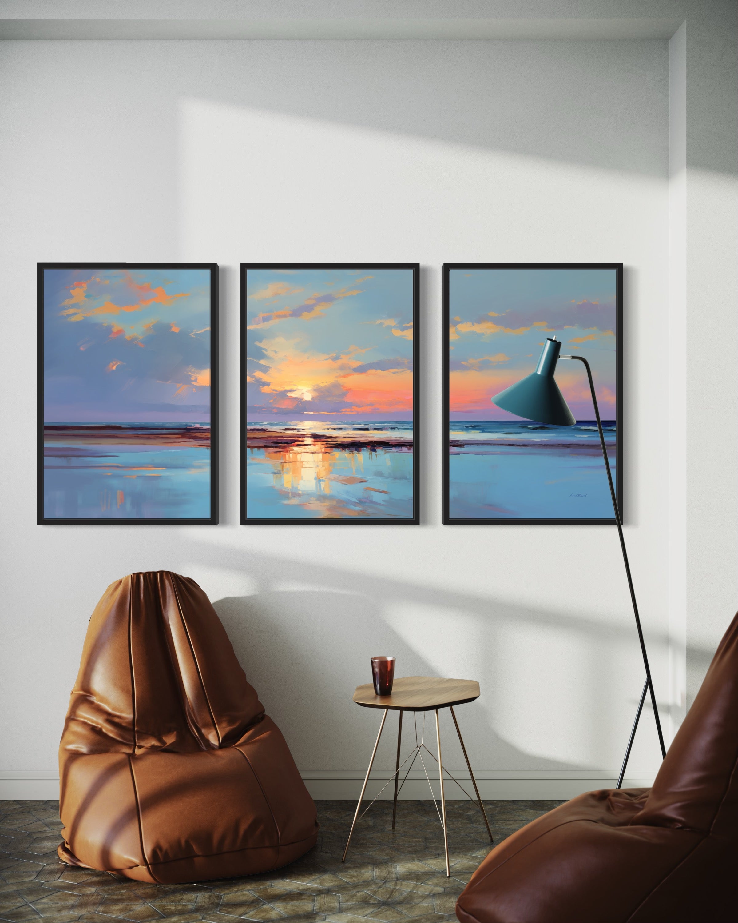 Art Wall - Sunset Symphony 1, 2, 3