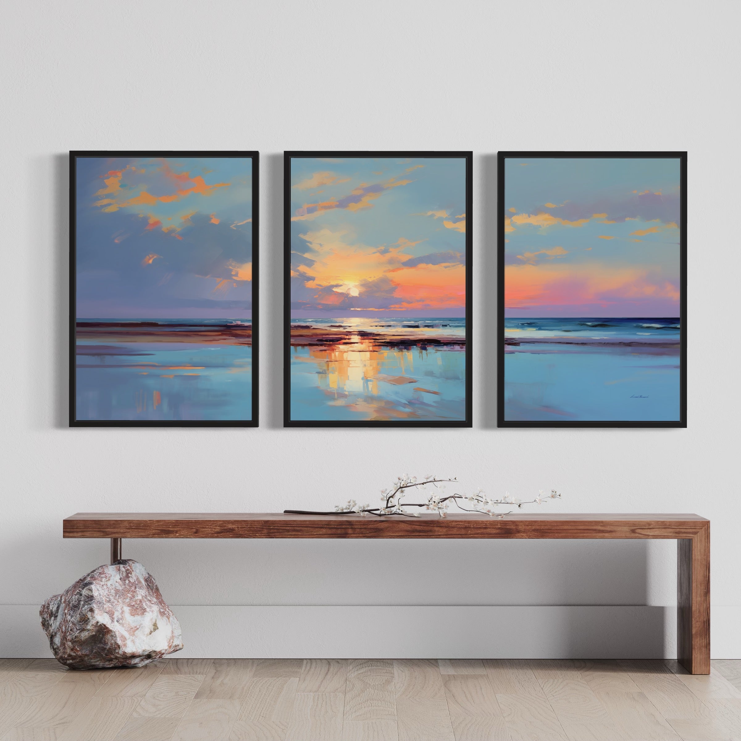 Art Wall - Sunset Symphony 1, 2, 3