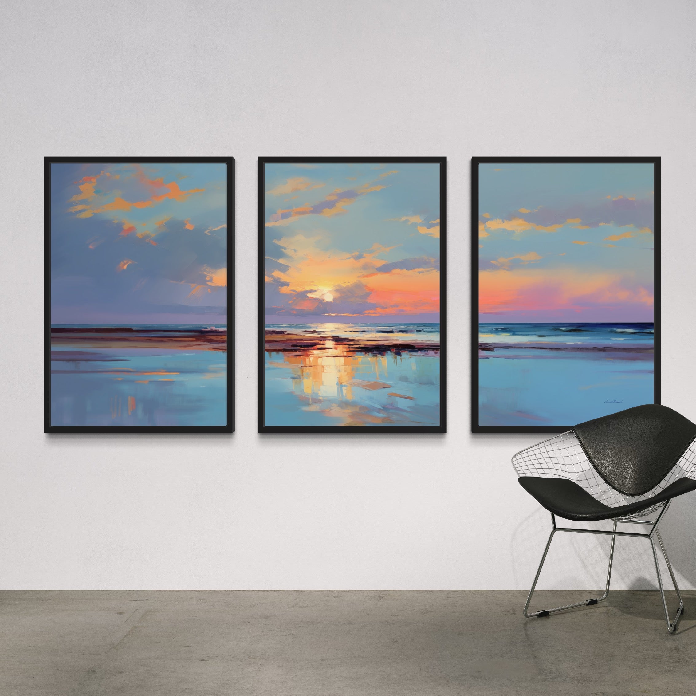 Art Wall - Sunset Symphony 1, 2, 3